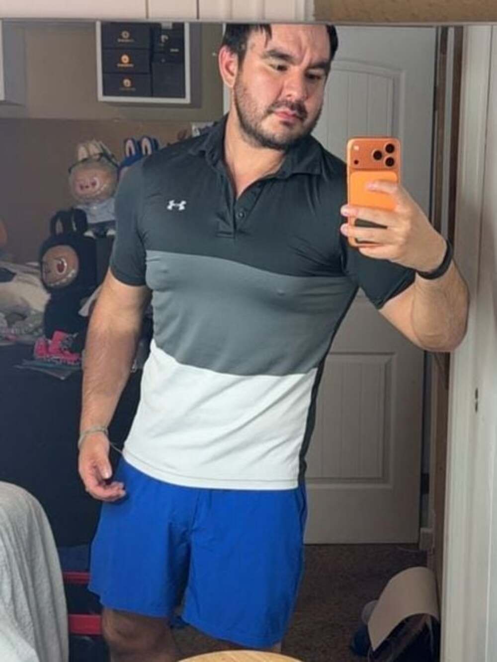 Under Armour The Playoff Polo Shirt Men's Size Small Colorblock